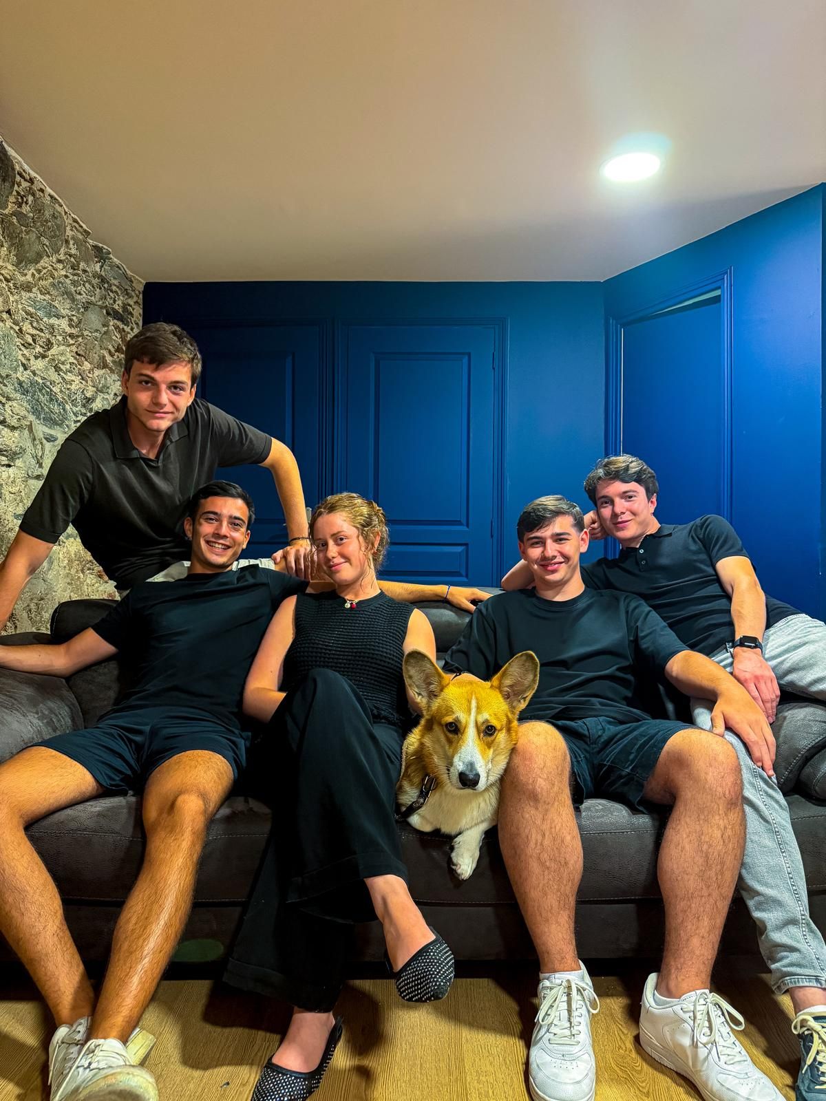 Les cinq membres de SPARTIFLOYD